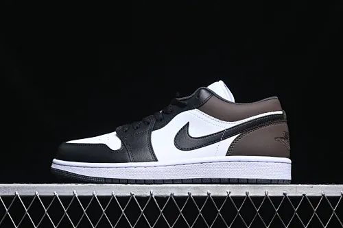All categories Air Jordan Jordan series basketball shoes Air Jordan 1 Low Air Jordan 1 Low AJ1 Joe 1 black brown cultural low-top casual sneakers 553558-152